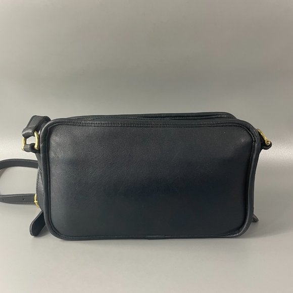 Vintage Coach Multi compartment Zip | #9974 | Navy - Picture 5 of 16